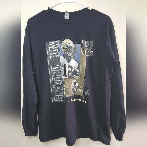 Chris Olave New Orleans Saints Graphic Long Sleeve Tshirt, Size Medium. - Picture 1 of 2